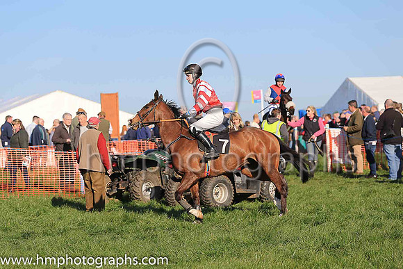 03rd MIA'S MILAN and M Tobain ( 7 , RED,white epaulettes; white sleeves,red chevrons; white  red hooped cap ) Trainer: Hugh Doyle , Owner : Hugh Doyle