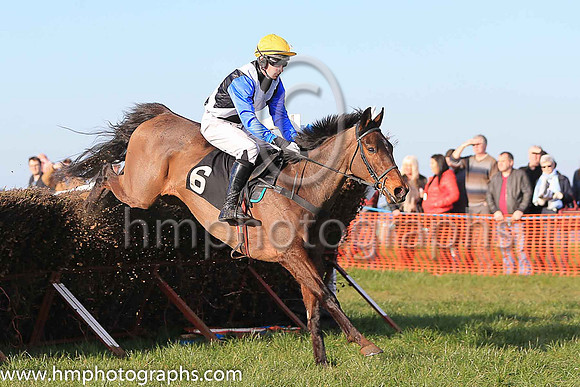 01st ROSSAMILAN and l O'Carroll ( 6 , BLACK,white cross belts; blue sleeves; yellow cap ) Trainer: Paul McAleese , Owner : Laura McAleese