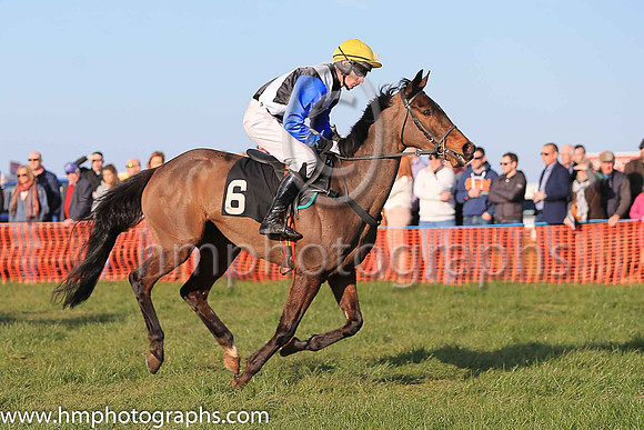 01st ROSSAMILAN and l O'Carroll ( 6 , BLACK,white cross belts; blue sleeves; yellow cap ) Trainer: Paul McAleese , Owner : Laura McAleese