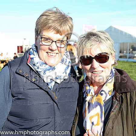 Fiona Logan and cousin at the Route P2P at Portrush