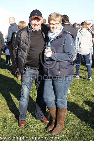 Wiliam and Fiona Logan at the Route P2P at Portrush