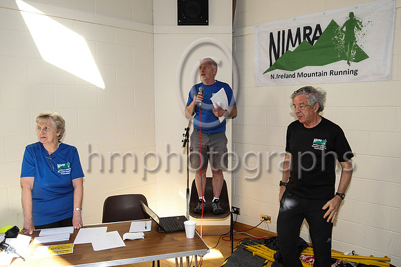 Preparing for the prize giving at the NIMRA