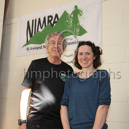86 Miranda Grant ( 101 ) Eryri Harriers - F 1:12:04 , 2nd woman and NIMRA President Ian Taylor