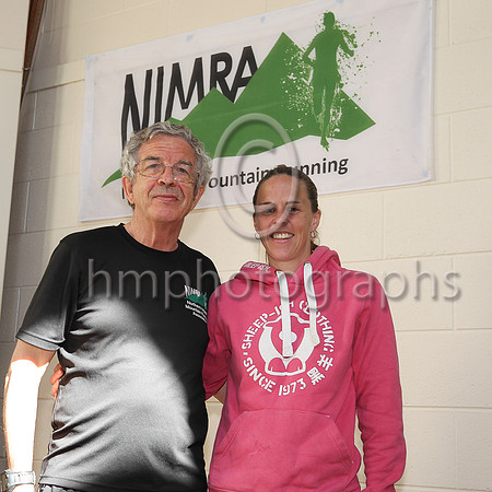 92 Bronwen Jenkinson ( 138 ) Eryri Harriers - FU23 1:12:29 - 3rd woman and NIMRA President Ian Taylor