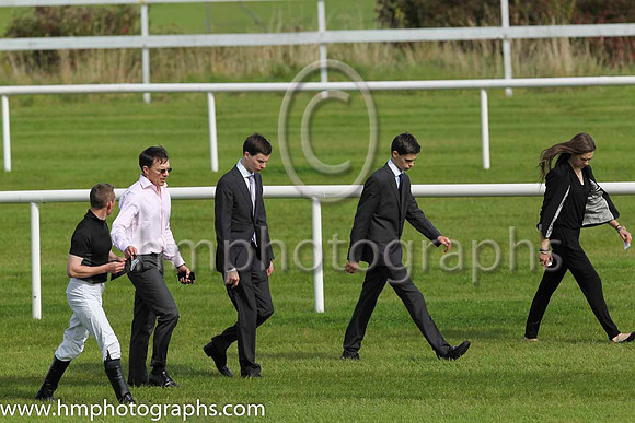 The O'Briens walk the course at Leopardstown