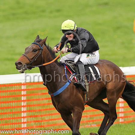 BALLYVEELY and A J Fox ( 11 ,Antrim (H) - EMERALD GREEN; white sleeves; purple cap ) Trainer: Graeme Martin , Owner : Seamus Richmond