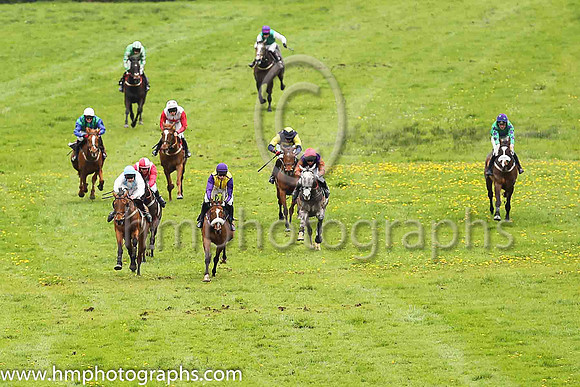 01st BURNS CROSS and M J O'Hare ( 1 , WHITE,light blue chevron; white sleeves; light blue cap ) Trainer: J.G. Cosgrave,, Owner : J.G. Cosgrave