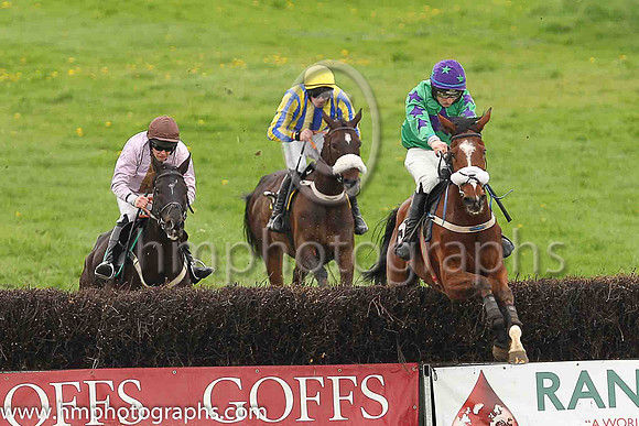 01st LARGY PROSPECT and B G Crawford ( 5 , EMERALD GREEN,purple star; emerald green sleeves,purple stars; purple cap,emerald green stars ) Trainer: S.R.B. Crawford , Owner : Martin McGroggan Raymond S