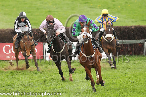 01st LARGY PROSPECT and B G Crawford ( 5 , EMERALD GREEN,purple star; emerald green sleeves,purple stars; purple cap,emerald green stars ) Trainer: S.R.B. Crawford , Owner : Martin McGroggan Raymond S