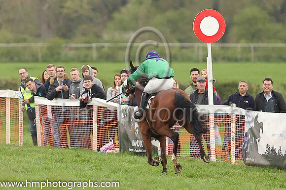 01st LARGY PROSPECT and B G Crawford ( 5 , EMERALD GREEN,purple star; emerald green sleeves,purple stars; purple cap,emerald green stars ) Trainer: S.R.B. Crawford , Owner : Martin McGroggan Raymond S
