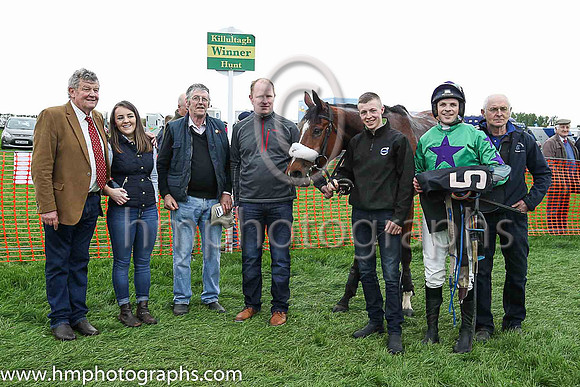 01st LARGY PROSPECT and B G Crawford ( 5 , EMERALD GREEN,purple star; emerald green sleeves,purple stars; purple cap,emerald green stars ) Trainer: S.R.B. Crawford , Owner : Martin McGroggan Raymond S