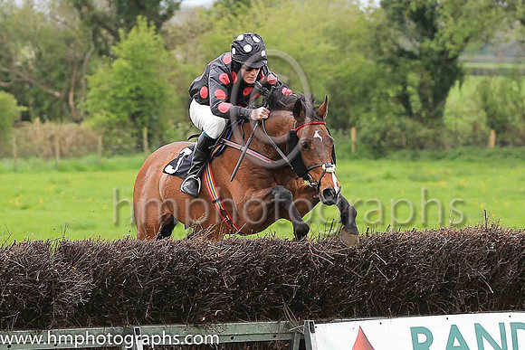 04th DUROOB (GB) and S O'Callaghan ( 3 , BLACK,red spots; black sleeves,red spots; black cap,white spots ) Trainer: Anthony McCann , Owner : Rita Shah