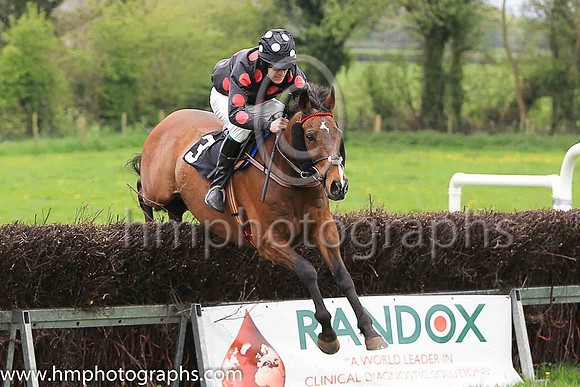 04th DUROOB (GB) and S O'Callaghan ( 3 , BLACK,red spots; black sleeves,red spots; black cap,white spots ) Trainer: Anthony McCann , Owner : Rita Shah