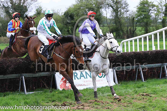 GALBRAITH and A A H Wells ( 2 , PURPLE; white sleeves; red cap,white star ) Trainer: Catherine Barry , Owner : Catherine Barry