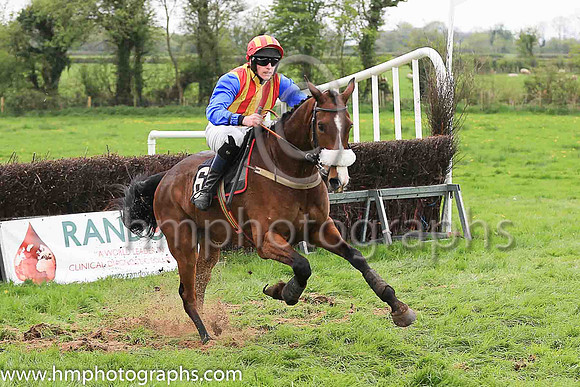 03rd SKYHILL ALLSTAR and G Doyle ( 6 , WHITE  RED  GOLD STRIPES; blue sleeves; red  gold cap ) Trainer: Dermot McLoughlin,, Owner : Liam Rice