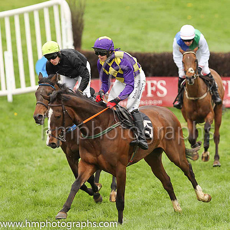 Clondaw Sam  S Firzgerald (25, purple and yellow diamonds) Trainer: Michael Goff, Owner: Caitriona Goff