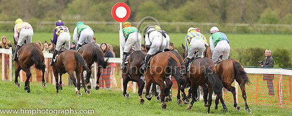 Passing the winning post at Largy P2P