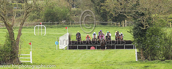 01st NOT MANY LEFT and B O'Neill ( 11 , BLACK; green cap ) Trainer: Colin Bowe,, Owner : Partnership Milestone Racing