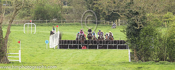 01st NOT MANY LEFT and B O'Neill ( 11 , BLACK; green cap ) Trainer: Colin Bowe,, Owner : Partnership Milestone Racing