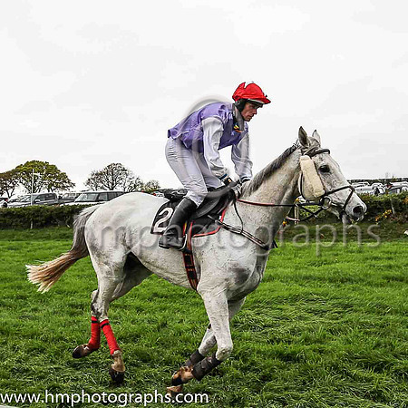 GALBRAITH and A A H Wells ( 2 , PURPLE; white sleeves; red cap,white star ) Trainer: Catherine Barry , Owner : Catherine Barry