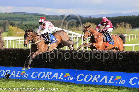 PU Outlander and B J Cooper ( 5 , maroon, white star ) Trainer - G Elliott , Owner - Gigginstown House Stud