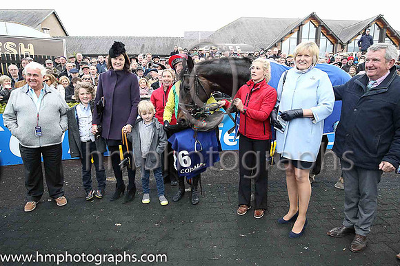 01st Sizing John and R M Power ( 6 , green, yellow chevron ) Trainer - Mrs J Harrington , Owner - Ann  Alan Potts Partnership