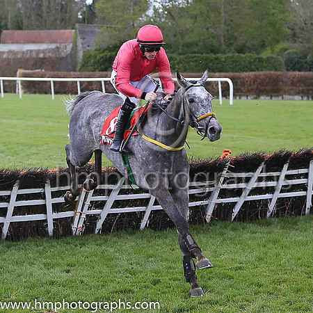 07th Moulin A Vent and S W Flanagan ( 8 , cerise ) Trainer - N Meade , Owner - Mrs Patricia Hunt