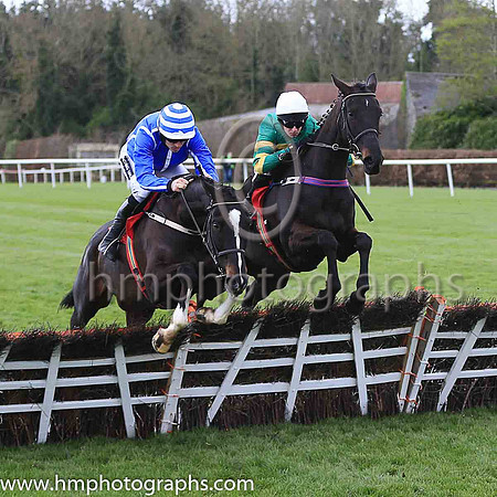 08th Bon Papa and M P Walsh ( 1 , orange and green hoops ) Trainer - W P Mullins , Owner - John P McManus