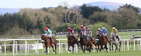 01st Fayonagh and Mr J J Codd ( 6 , green, white chevron ) Trainer - G Elliott , Owner - Mrs M Gittins