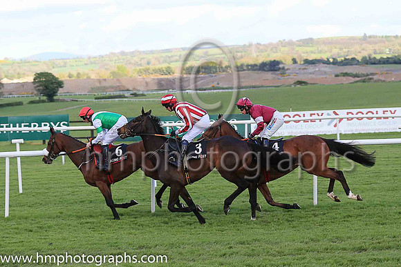 02nd Paloma Blue and Mr D Roche ( 3 , maroon and white stripes ) Trainer - H de Bromhead , Owner - C Jones