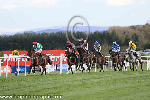 01st Fayonagh and Mr J J Codd ( 6 , green, white chevron ) Trainer - G Elliott , Owner - Mrs M Gittins
