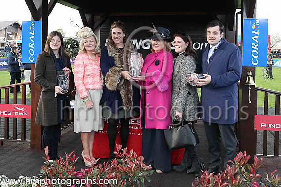 01st Fayonagh and Mr J J Codd ( 6 , green, white chevron ) Trainer - G Elliott , Owner - Mrs M Gittins