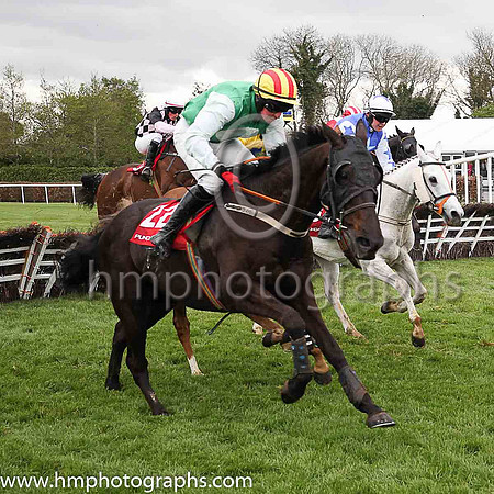 11th Black Zero and D J McInerney ( 22 , green, white spot ) Trainer - M J McDonagh , Owner - Michael J McDonagh