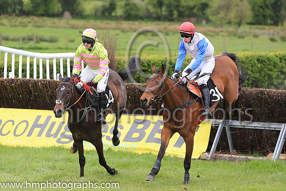 01st THE HOLY ONE and S Fitzgerald ( 24 , LIGHT GREEN  PINK HOOPS; light green  pink hooped sleeves; light green  pink hooped cap ) Trainer: Michael Goff,, Owner : Derek Tobin