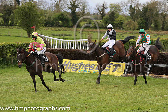 01st THE HOLY ONE and S Fitzgerald ( 24 , LIGHT GREEN  PINK HOOPS; light green  pink hooped sleeves; light green  pink hooped cap ) Trainer: Michael Goff,, Owner : Derek Tobin