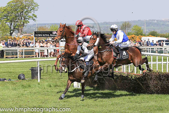 04th Probing and D Robinson ( 14 , red, pink epaulettes ) Trainer - H de Bromhead , Owner - Mrs Heather de Bromhead