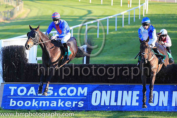 01st Kilderry Prince and C Brassil ( 15 , white and royal blue hlvd ) Trainer - A J McNamara , Owner - Kenneth Duggan