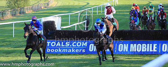 01st Kilderry Prince and C Brassil ( 15 , white and royal blue hlvd ) Trainer - A J McNamara , Owner - Kenneth Duggan