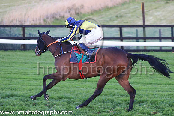 01st Penny Jane and Mr J J Codd ( 6 , dark blue and yellow qtrd ) Trainer - G Elliott , Owner - Paul  Clare Rooney Partnership