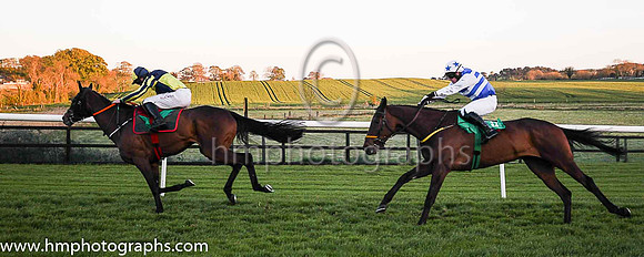 01st Penny Jane and Mr J J Codd ( 6 , dark blue and yellow qtrd ) Trainer - G Elliott , Owner - Paul  Clare Rooney Partnership