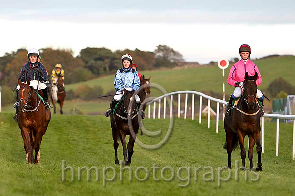 Thieving Gypsy , Jockey Ms K Walsh - 6th, Audrelles Dream , Jockey Miss H I Mullen - 9th & Forjoethepainter , Jockey Mr A T Duff - 8th - CU2D9476-e