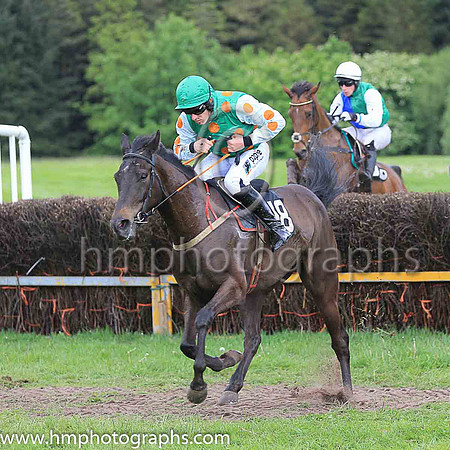 02nd PRESENT FROM DUBAI and B O'Neill ( 18 , EMERALD GREEN,orange spots; white sleeves,orange spots; emerald green cap ) Trainer: Donnchadh Doyle , Owner : Syndicate Monbeg