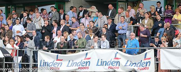 Spectators at Down Royal on Musgrave Northern Ireland Race Day at Down Royal