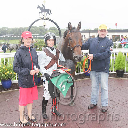 01 Young Dillon & Ms K Walsh - Winner(5,light blue, beige cross - Trainer Ms Margaret Mullins)