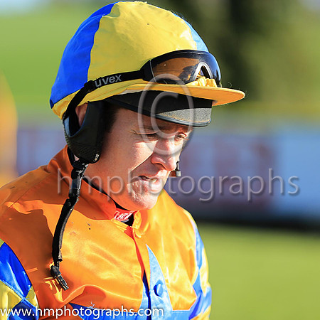 04th Elusive Theatre and B J Geraghty ( 12 , orange, royal blue star ) Trainer - S R B Crawford , Owner - David Gordon Roberts