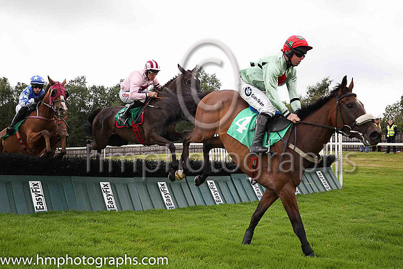 2nd Westland Row and D N Russell ( 3 , pink, maroon star ) Trainer - G Elliott , Owner - Mrs Caren Walsh  John F Doyle