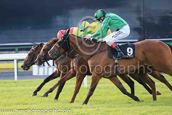 01st Guanabara Bay  Declan McDonogh (3, yellow, emerald green star) Trainer Adrian McGuinness, Owner Sean F Gallagher