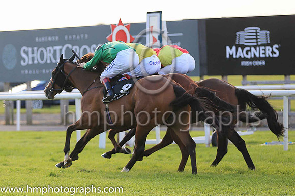 01st Guanabara Bay  Declan McDonogh (3, yellow, emerald green star) Trainer Adrian McGuinness, Owner Sean F Gallagher