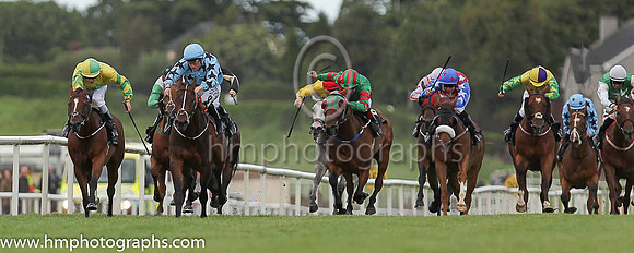 01st Mr Michael  Shane Foley (6, light blue, black stars) trainer Adrian Brendan Joyce, Owner Mrs Christina Joyce