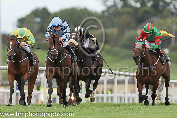 01st Mr Michael  Shane Foley (6, light blue, black stars) trainer Adrian Brendan Joyce, Owner Mrs Christina Joyce